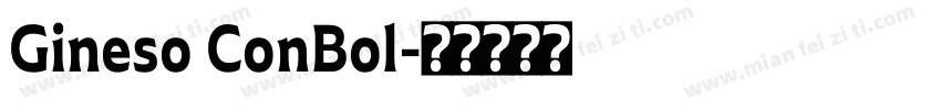 Gineso ConBol字体转换